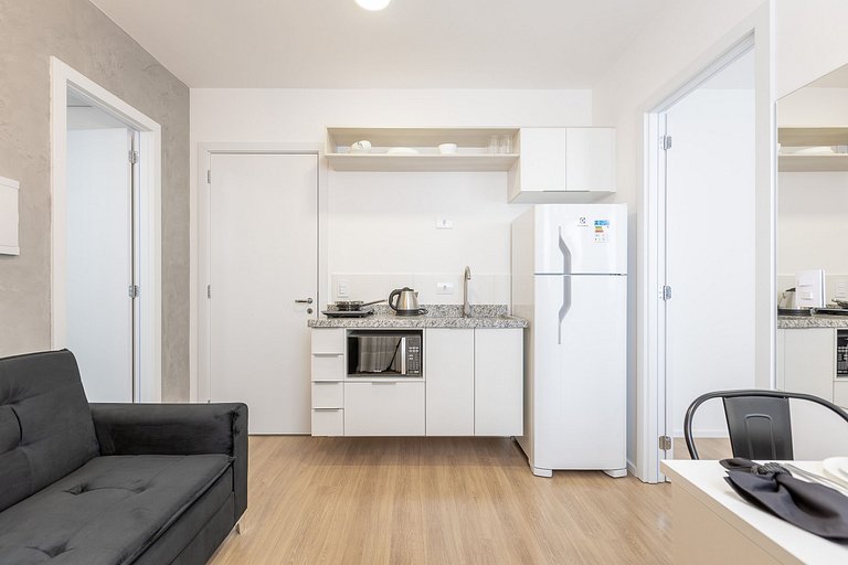 Apartamento industrial no coração de Curitiba - Próximo ao S