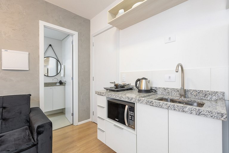 Apartamento industrial no coração de Curitiba - Próximo ao S