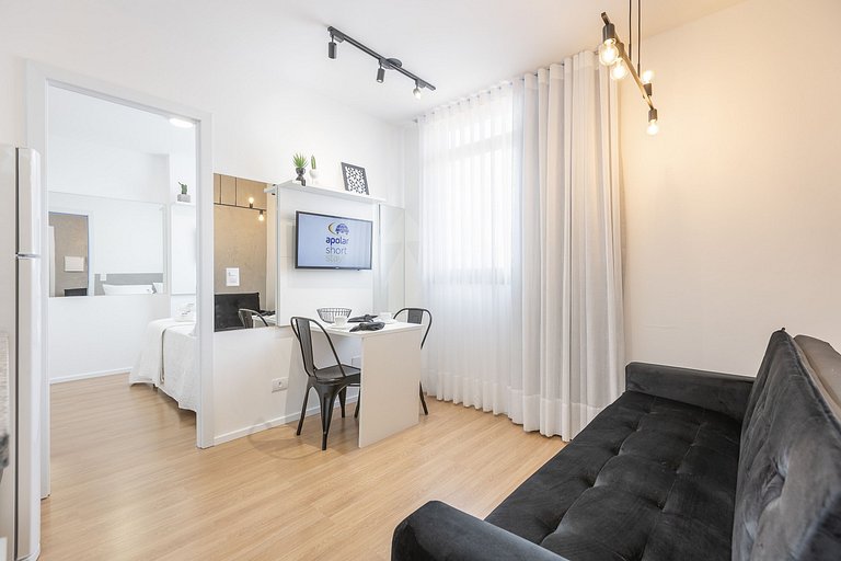 Apartamento industrial no coração de Curitiba - Próximo ao S