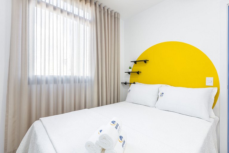 Apartamento aconchegante no centro l Próximo ao Shopping Itá