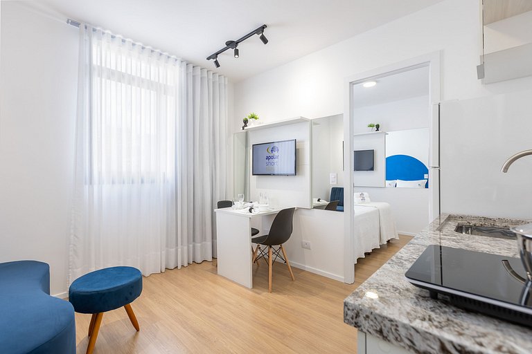 Apartamento Niemeyer no centro de Curitiba – Próximo ao Shop