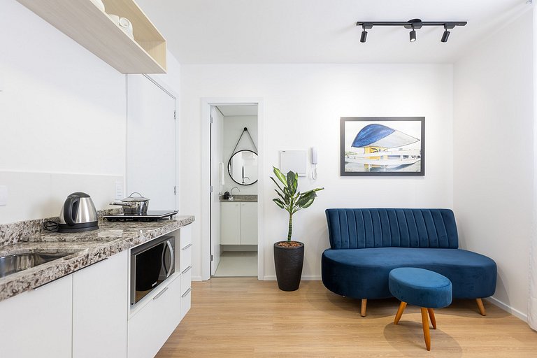 Apartamento Niemeyer no centro de Curitiba – Próximo ao Shop