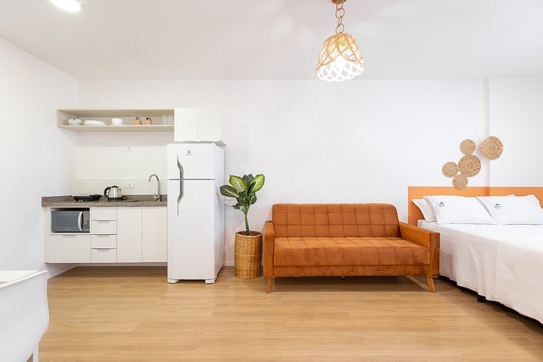 Estudio espaçoso e bem localizado no centro - Próximo ao Sho