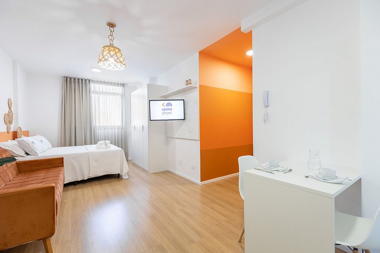 Estudio espaçoso e bem localizado no centro - Próximo ao Sho