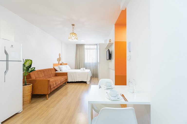 Estudio espaçoso e bem localizado no centro - Próximo ao Sho