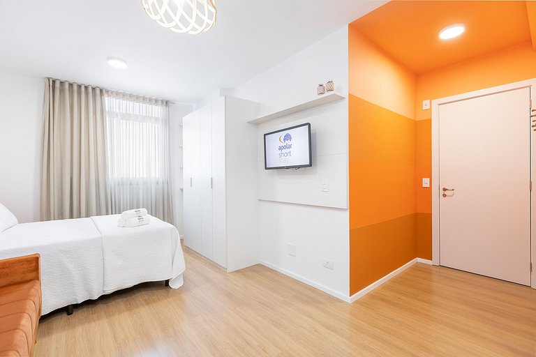 Estudio espaçoso e bem localizado no centro - Próximo ao Sho