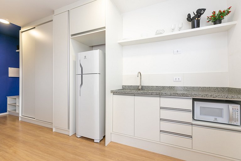 Studio no Centro com Excelente Localização | Shopping Itália