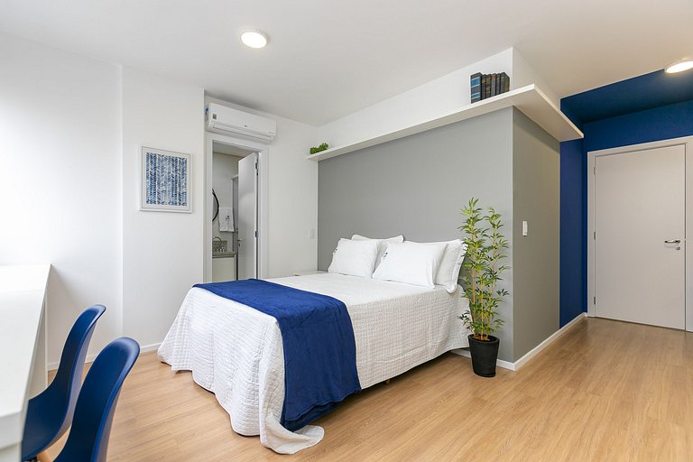 Studio no Centro com Excelente Localização | Shopping Itália