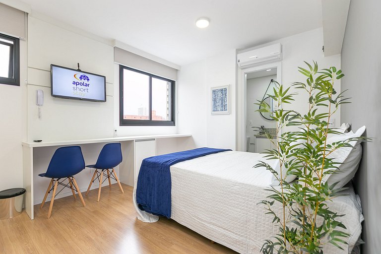 Studio no Centro com Excelente Localização | Shopping Itália