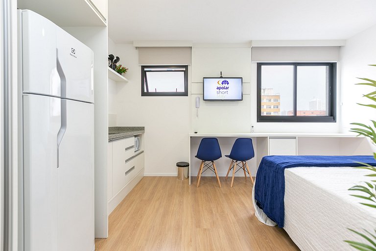 Studio no Centro com Excelente Localização | Shopping Itália