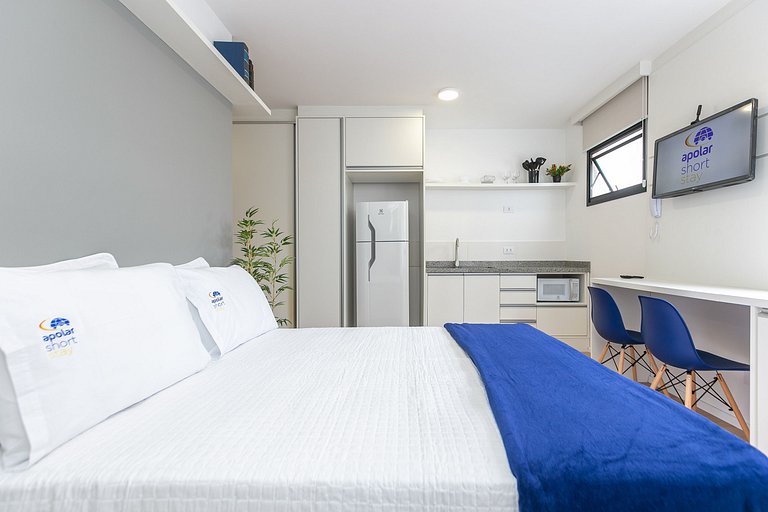 Studio no Centro com Excelente Localização | Shopping Itália