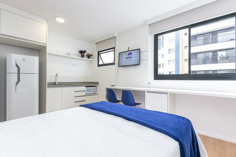 Studio no Centro com Excelente Localização | Shopping Itália