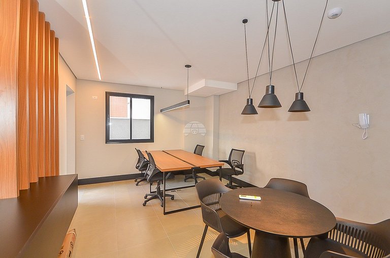 Studio decorado, no Centro