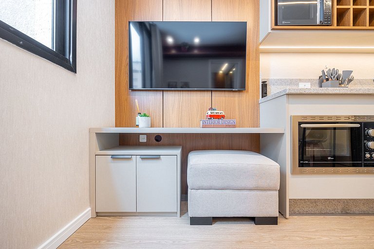 Apartamento completo no centro, próximo ao mercado municipal