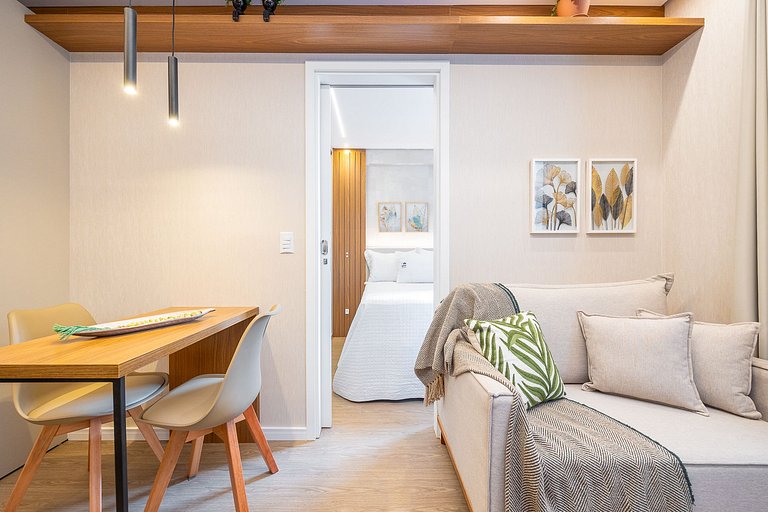 Apartamento completo no centro, próximo ao mercado municipal