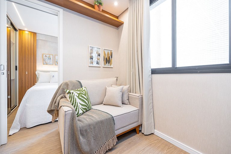 Apartamento completo no centro, próximo ao mercado municipal