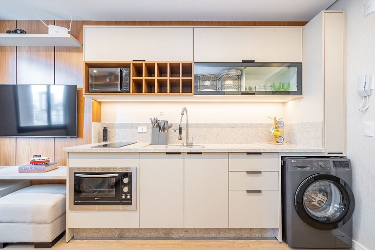Apartamento completo no centro, próximo ao mercado municipal