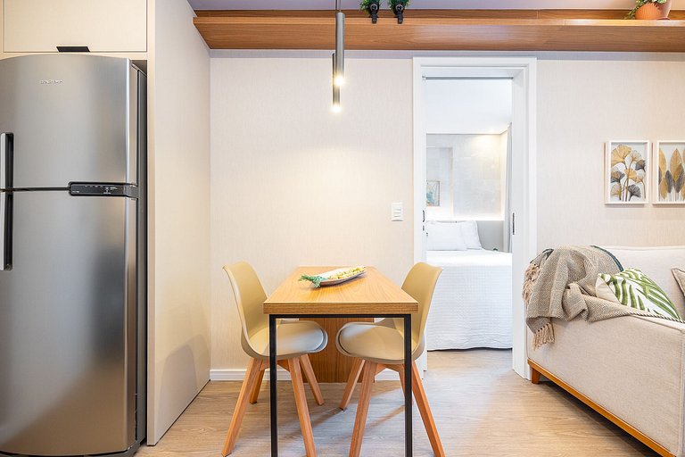 Apartamento completo no centro, próximo ao mercado municipal