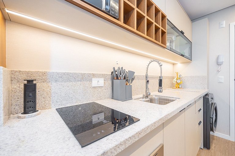 Apartamento completo no centro, próximo ao mercado municipal