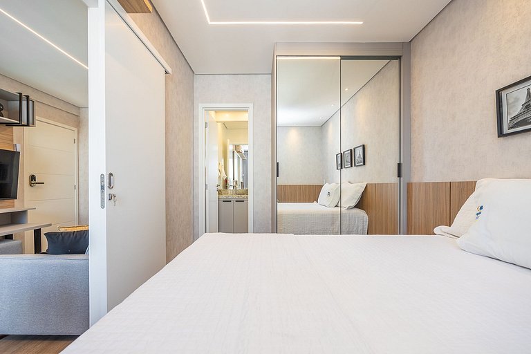 Apartamento decorado completo no Centro, próximo ao mercado