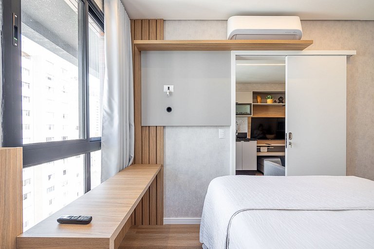 Apartamento decorado completo no Centro, próximo ao mercado