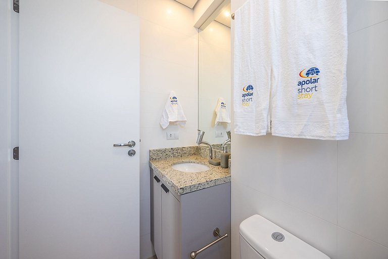 Apartamento decorado completo no Centro, próximo ao mercado