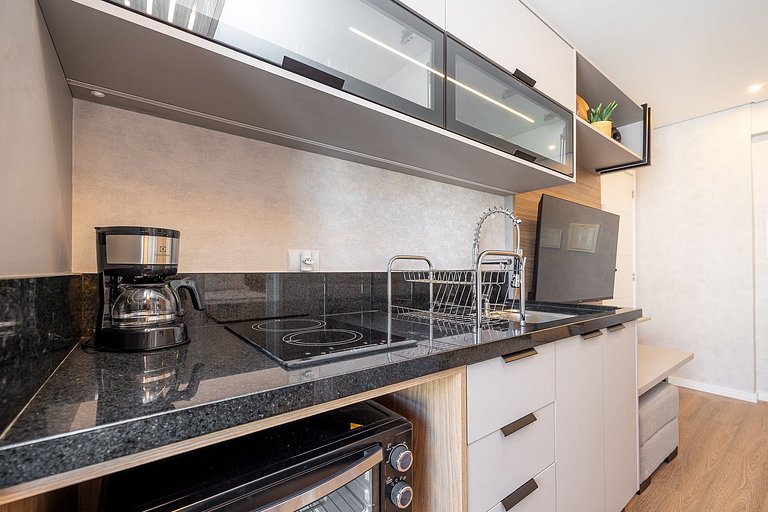Apartamento decorado completo no Centro, próximo ao mercado