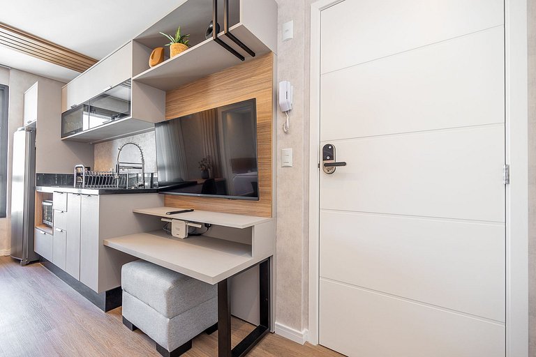 Apartamento decorado completo no Centro, próximo ao mercado