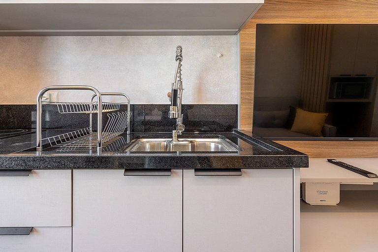 Apartamento decorado completo no Centro, próximo ao mercado