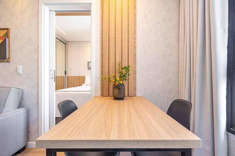 Apartamento decorado completo no Centro, próximo ao mercado