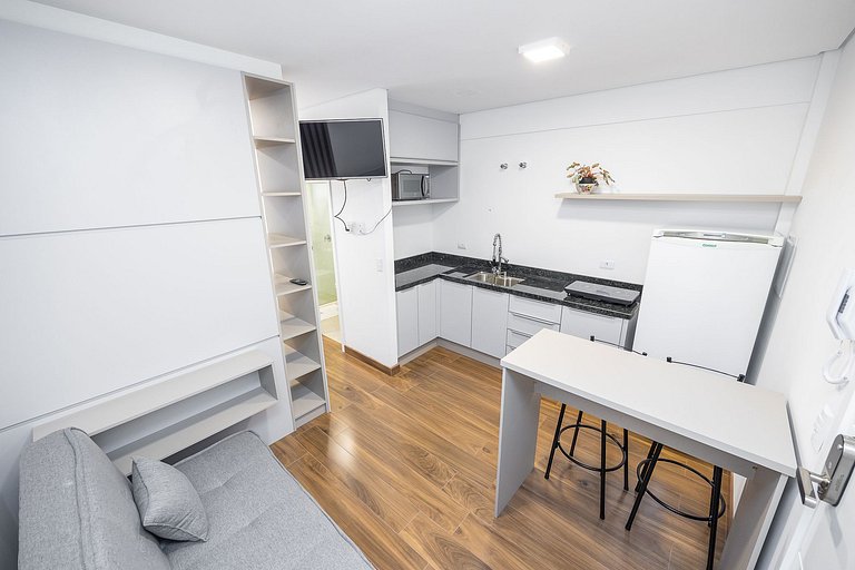 Studio no centro, próximo ao Mercado Municipal, com capacida