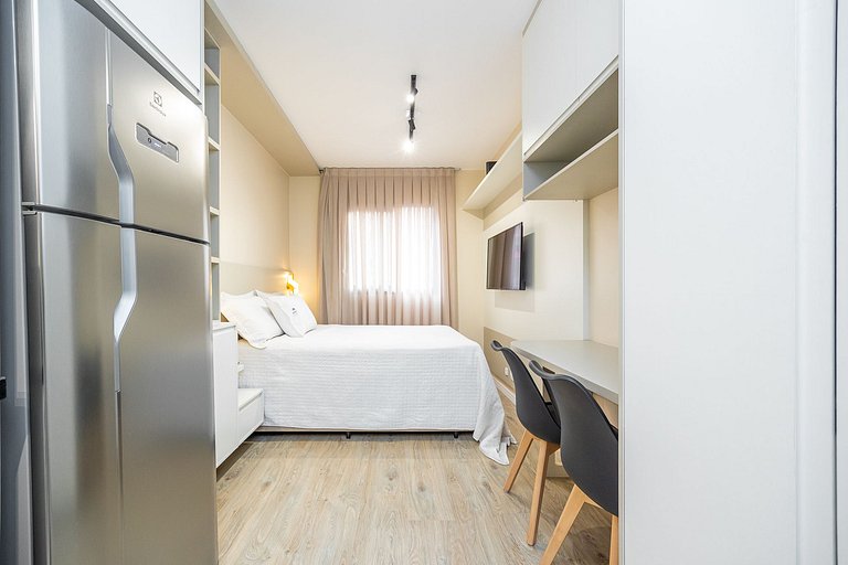 Apartamento 1 Quarto no Novo Mundo l Prox. ao Shopping Palla