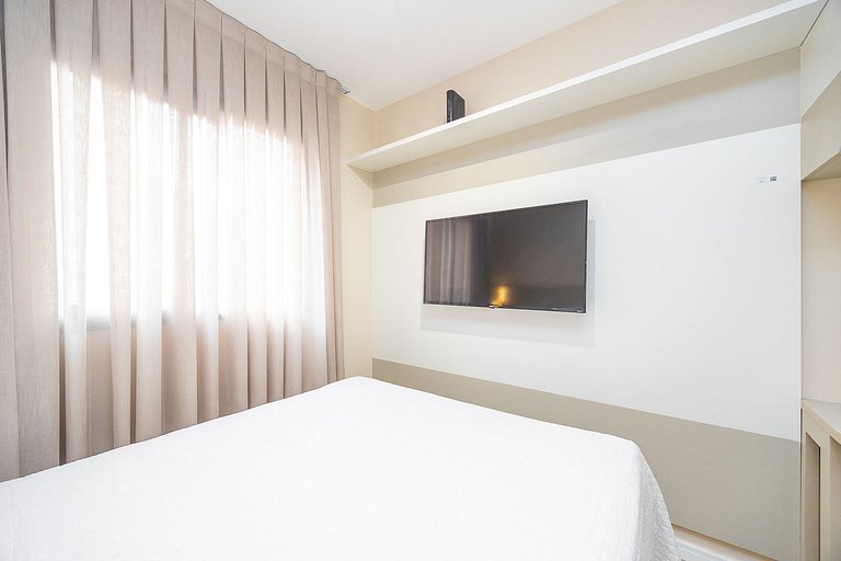 Apartamento 1 Quarto no Novo Mundo l Prox. ao Shopping Palla