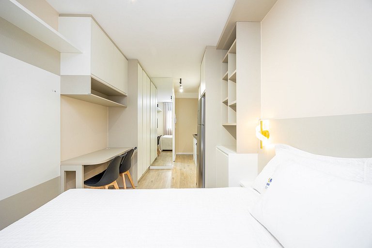 Apartamento 1 Quarto no Novo Mundo l Prox. ao Shopping Palla