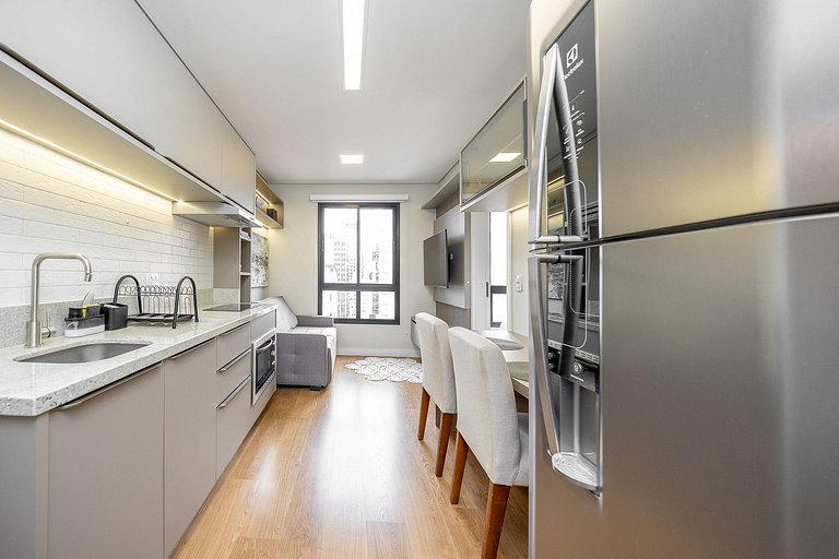 Apartamento finamente decorado no Centro, próximo ao mercado