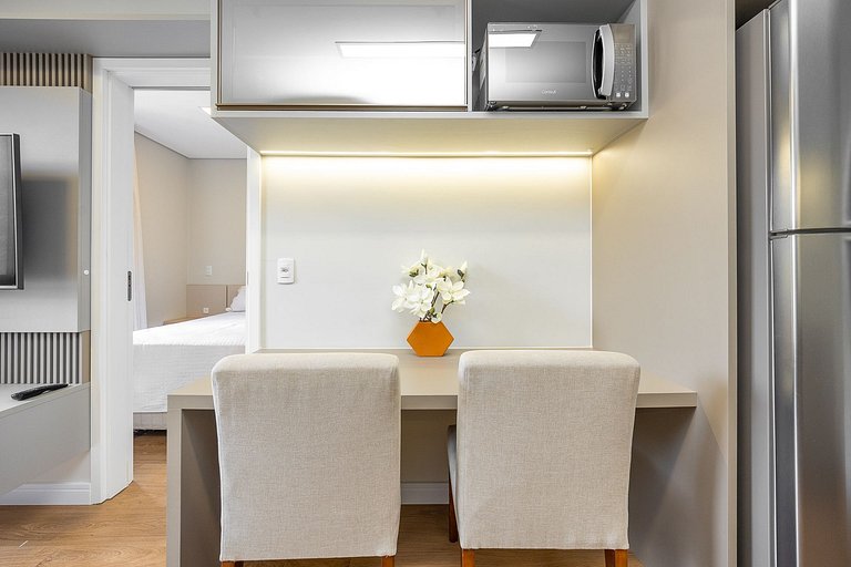 Apartamento finamente decorado no Centro, próximo ao mercado