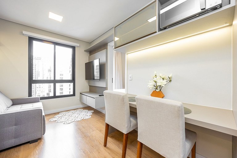 Apartamento finamente decorado no Centro, próximo ao mercado