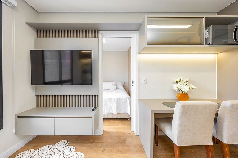 Apartamento finamente decorado no Centro, próximo ao mercado