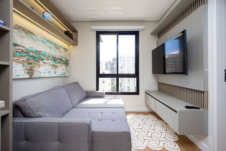 Apartamento finamente decorado no Centro, próximo ao mercado