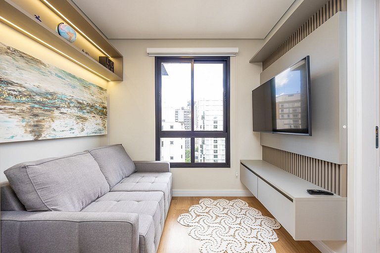Apartamento finamente decorado no Centro, próximo ao mercado
