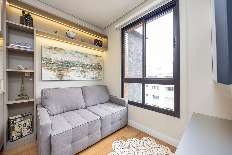 Apartamento finamente decorado no Centro, próximo ao mercado
