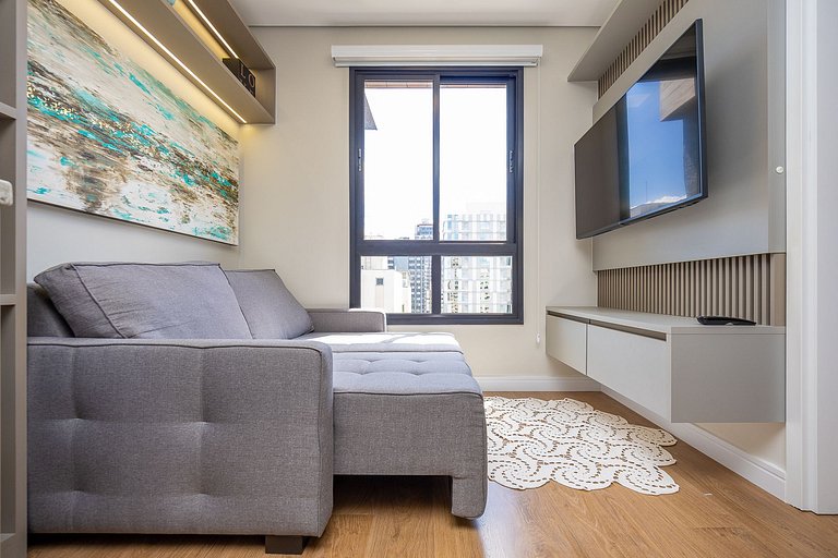 Apartamento finamente decorado no Centro, próximo ao mercado
