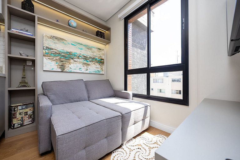 Apartamento finamente decorado no Centro, próximo ao mercado
