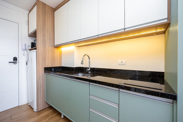 Apartamento finamente decorado no centro, com capacidade par