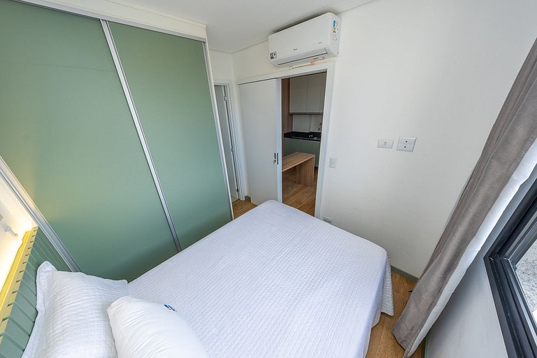 Apartamento finamente decorado no centro, com capacidade par