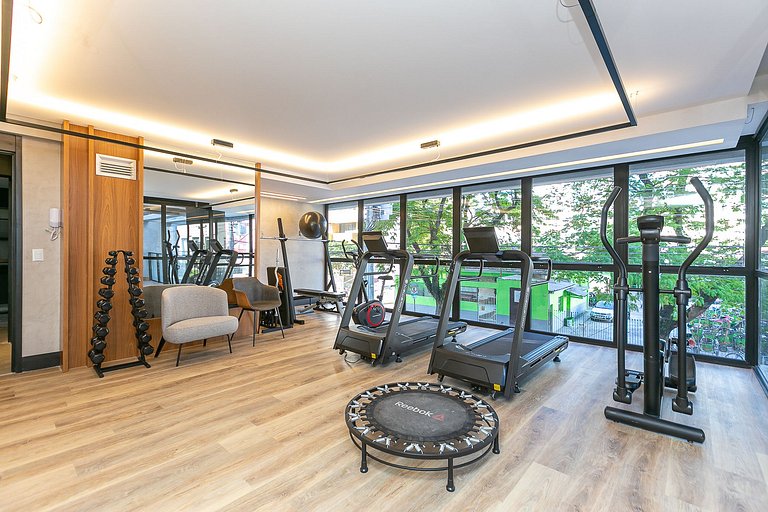 Apartamento finamente decorado no centro, com capacidade par