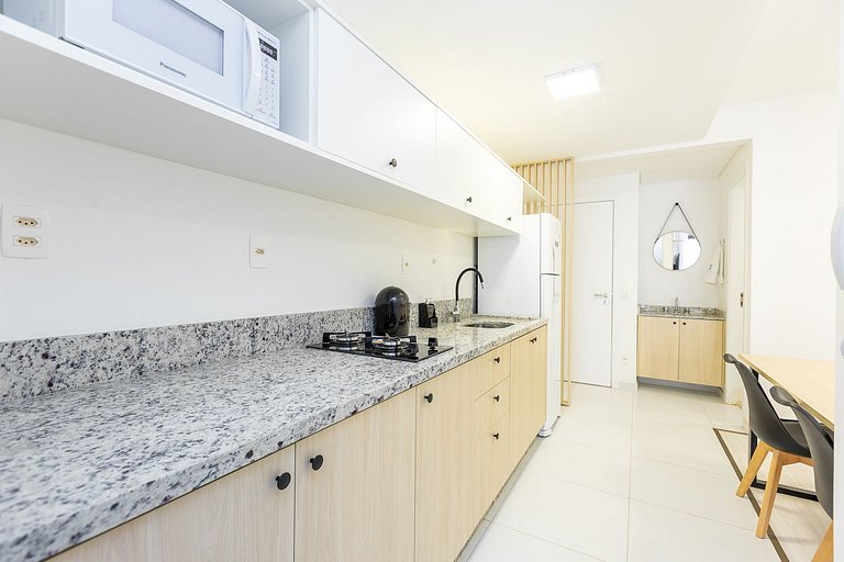 Studio no Bigorrilho, totalmente mobiliado para até 2 pessoa