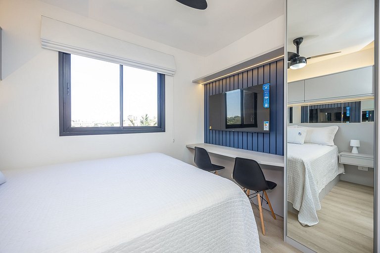 Apartamento 01 quarto no Novo Mundo l Prox. ao Shopping Pall