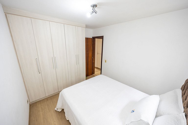 Apartamento 2 quartos finamente decorado em Curitiba, até 4