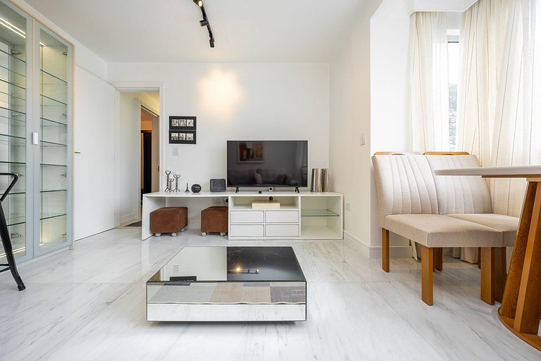 apartamento 3 quartos finamente decorado em Curitiba, até 4